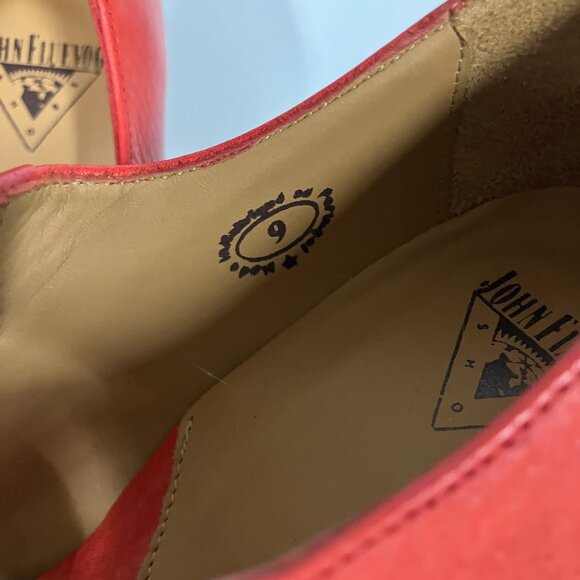 *BRAND NEW* Fluevog S/S 2014 Sopranos CAREY Mary Janes, Tomato Red, Size 9! HAWT - Picture 6 of 15